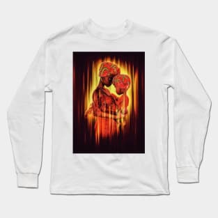 Toon black mother Long Sleeve T-Shirt